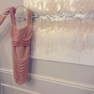 BRAND NEW PALE DUSTY PINK DRESS - size Medium / can fit Small/ Medium